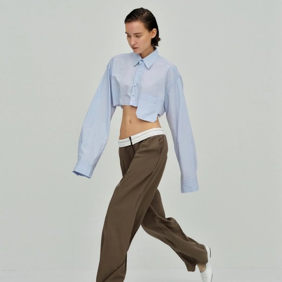 Source Unknown Reversed Waistband Trousers - Picture 4 of 8